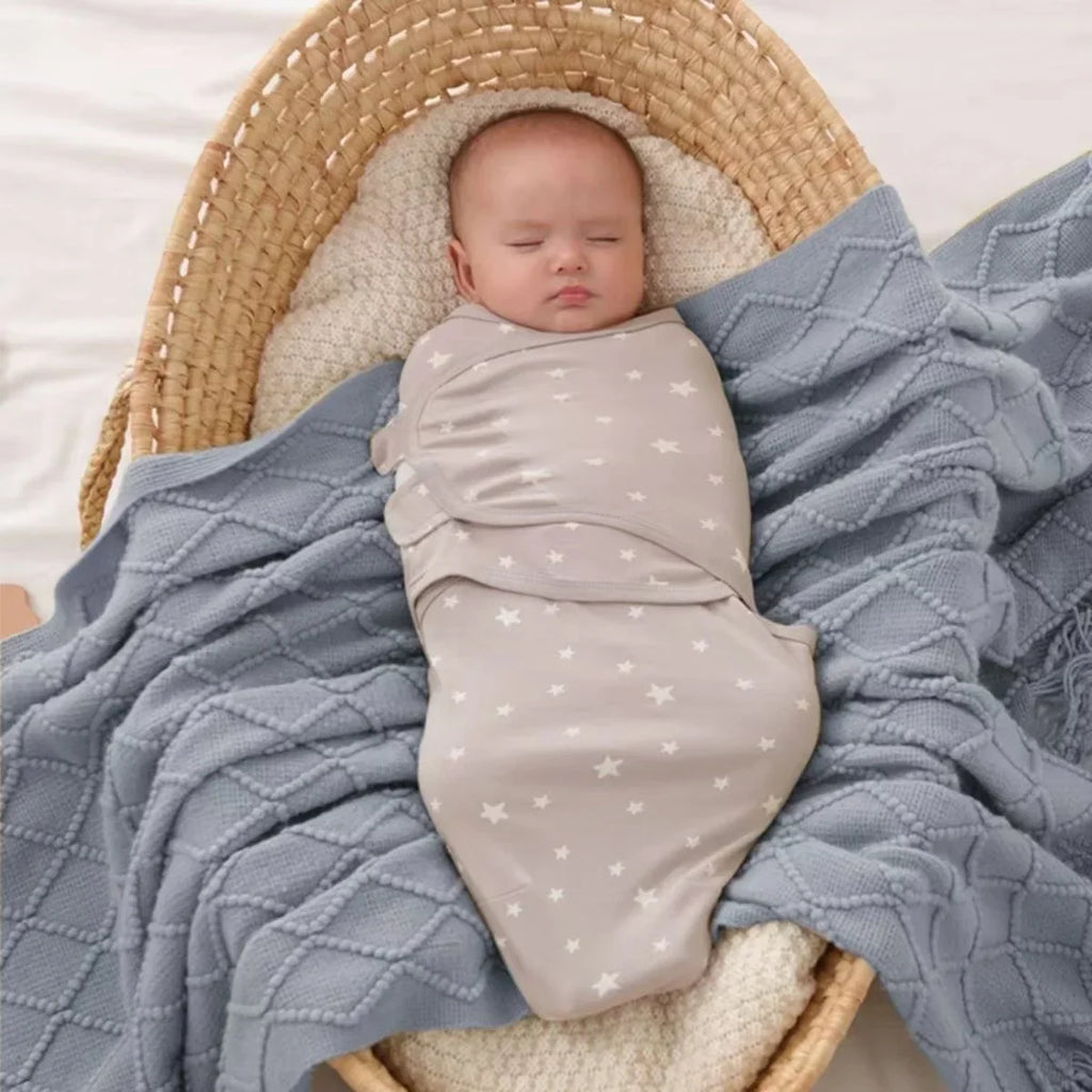 Babies Sleeping Bags Newborn Baby Cocoon Swaddle Wrap Envelope 100%Cotton 0-6 Months Baby Blanket Swaddling Wrap Sleepsack