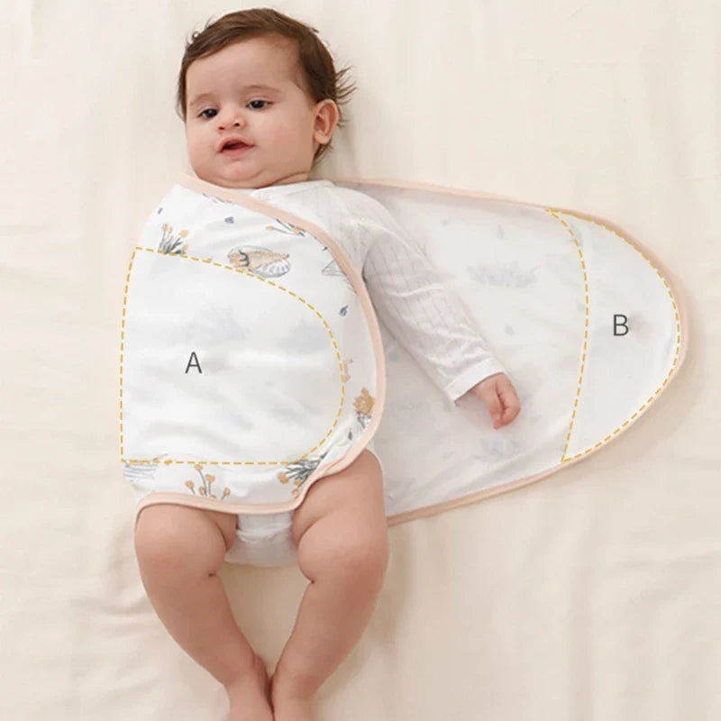 Lightweight Baby  Newborn Swaddle Blanket Wrap Cotton Baby Blanket Wrap for Baby 0-6 Months Birthday Dropshipping